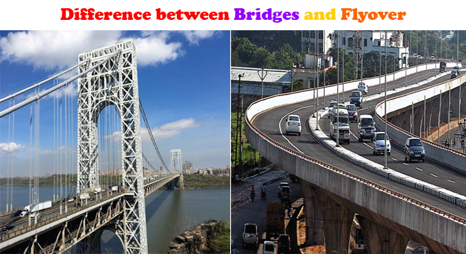 Difference between Bridges and Flyover