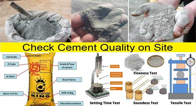 Cement Quality Check Methods