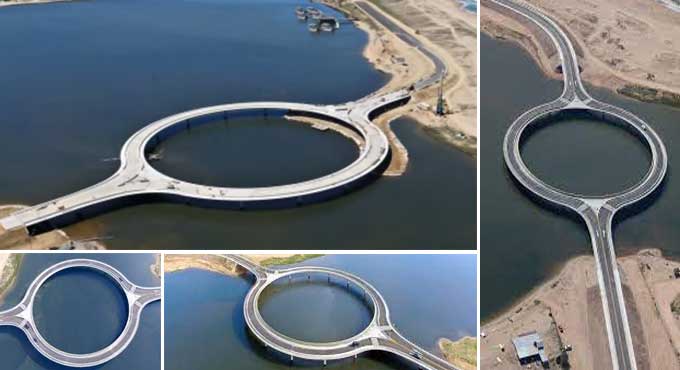 An Engineering Marvel - the Circular Bridge in Uruguay