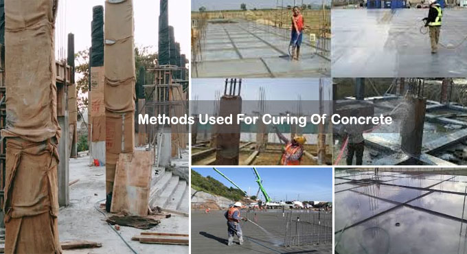 Methods of Curing Concrete Structures as well as their Differences
