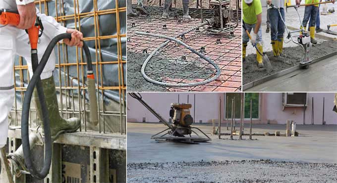 Using Concrete Vibrators at the Construction Site - Types and Applications