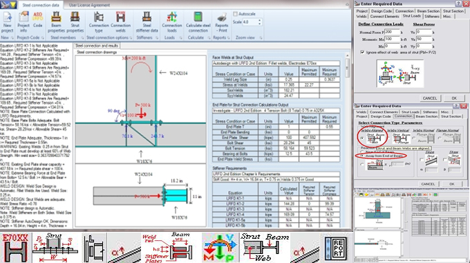 Application Software for Design and Evaluate Steel Connections